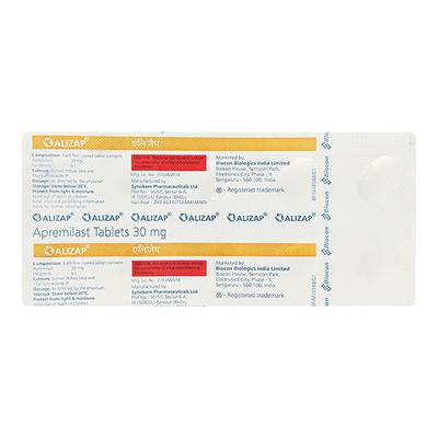 Alizap 30mg Tablet 10'S - Psoriasis/Seborrhea/Ichthyosis-Pso
