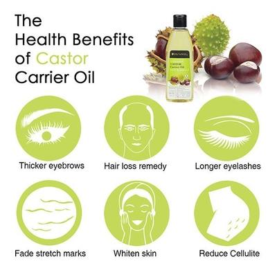 Soulflower Coldpressed Castor Carrier Oil 225 ml - Hair Oils