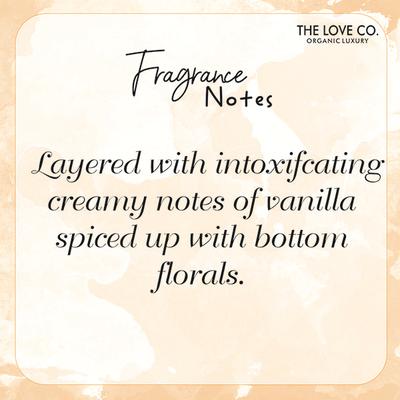 The Love Co. Luxury Warm Vanilla Body Wash for Women - Nourishing & Hydrating Shower Gel for Men For All Skin Types 250 ml - Shower Gels & Body Wash