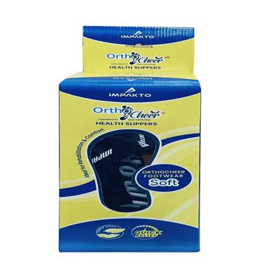 Ortho Cheer Anti-Skid Orthopedic and Diabetic Care Daily Use Slipper - Women Soft (Black) (Size -4) 1 pair - Ankle/Foot Supports