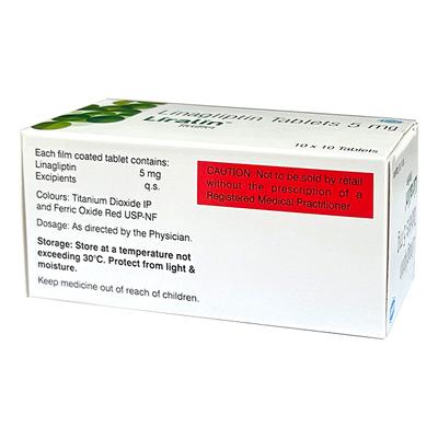 LIRALIN 5mg Tablet 10's - Diabetes-Ant