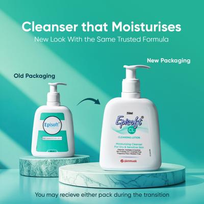 Episoft Cleansing Lotion for Sensitive Skin 250 ml - Face Wash & Cleansers