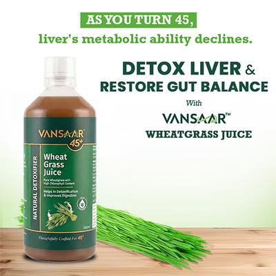 Vansaar Wheat Grass Juice 500 ml - Ayurvedic Juices