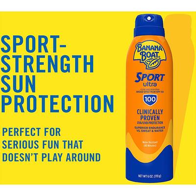 Banana Boat Sports Ultra Sunscreen Spray Spf 100 170 gm - Body Sunscreen