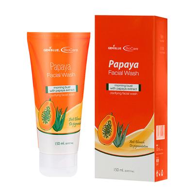 Gemblue Biocare Facial Wash - Papaya 150 ml - Facial Kits