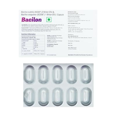 BACILON Capsule 10's - Diarrhoea-Ant