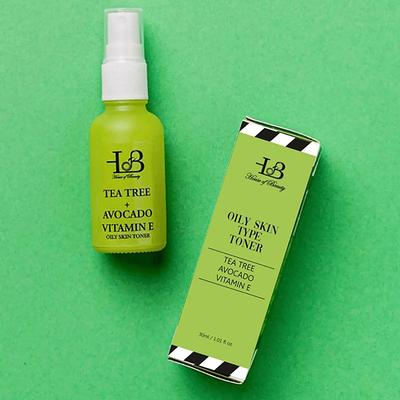 House of Beauty Tea Tree+Avocado Toner - Oily, Combination & Sensitive, Acne Prone Skin 30ml - Toners