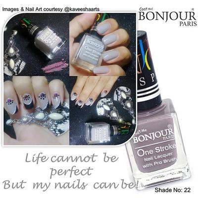 Bonjour Paris Coat Me French Nail Polish - Light Grey 9 ml - Nail Polish