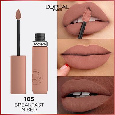 Loreal Paris Infallible Matte Resistance Liquid Lipstick, Breakfast In Bed 105 5 ml - Liquid Lipsticks