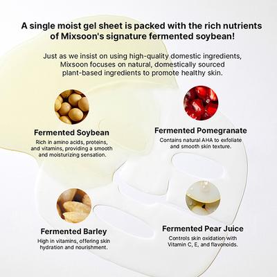 Mixsoon Bean Collagen Hydrogel Mask Hydrating & Firming Face Mask for Youthful Skin 20 gm - Face Mask