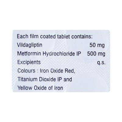 VILDABLIS M 500 Tablet 15's - Diabetes-Ant