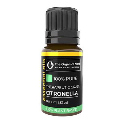 Organic Forest 100% VEGAN Citronella Essential Oil 10 ml - Essential Oils