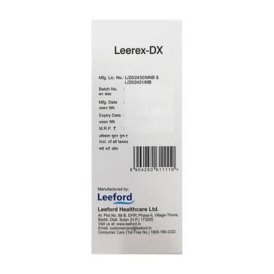 LEEREX DX Syrup 60ml - Cough And Cold-Cou