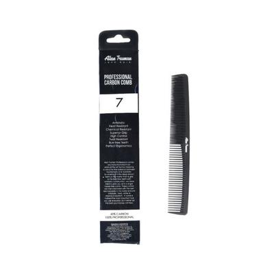 Alan Truman Cb-07 Wide & Fine Teeth Carbon Comb 1's - Hair Combs