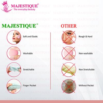 Majestique Facial Cleaning Sponge With Mushroom Makeup Sponge - Color May Vary 1's - Sponges & Applicators