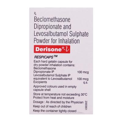 Derisone L Respicap 30'S - Asthma/COPD-Ast