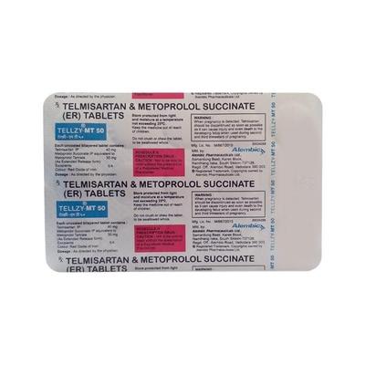 Tellzy MT 50mg Tablet 15'S - Hypertension-Ang