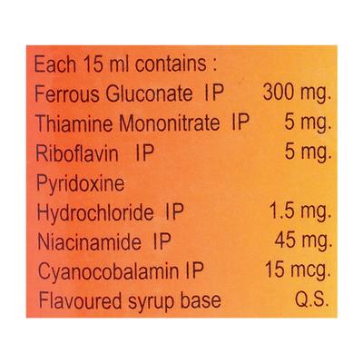 HEMGLOB Mix Fruit Flavour Syrup 200ml - Supplements-Vam