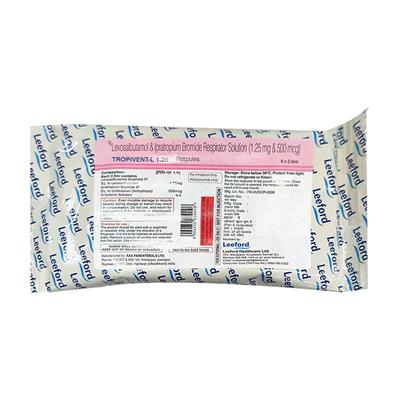 TROPIVENT L 1.25 Respules 5x2.5ml - General-P