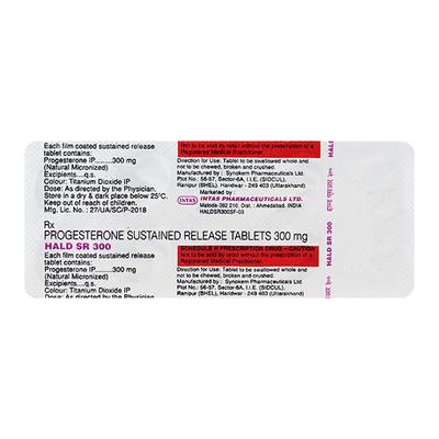 Hald SR 300mg Tablet 10'S - Hormonal Therapy-Oes