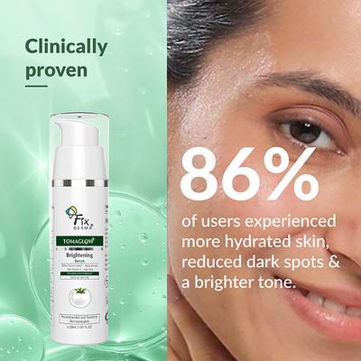 Fixderma TomaGlow Skin Brightening Face Serum Reduce Pigmentation & Dark Spots 30 ml - Face Serum