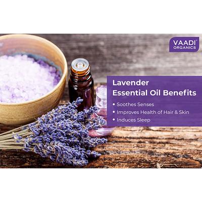 Lavender Essential Oil - Prevents Hairfall, Relieves Stress, Soothes Skin - 100% Pure Therapeutic Grade 10 ml - Essential Oils