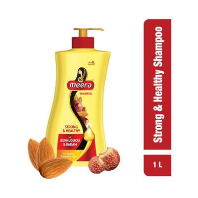 Meera Sham Strong Healthy Btl 1000 ml - Shampoos
