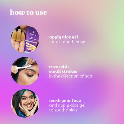 Bombae Precision Face Razor for Women 3's - Face & Eyebrow Razors