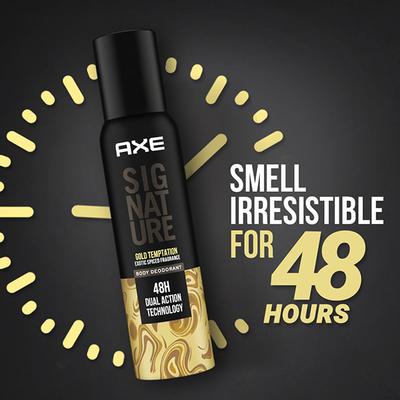 Axe Signature Gold Temptation Body Deodorant For Men 154 ml - Men Deodorants/Roll-Ons
