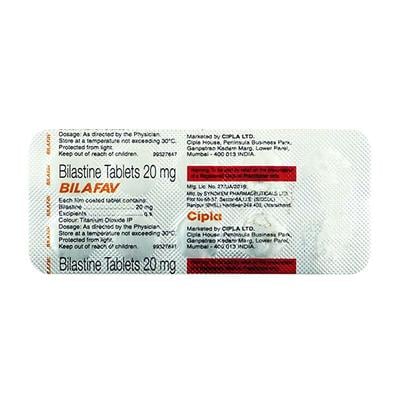 BILAFAV 20 Tablet 10's - Allergies-Ant