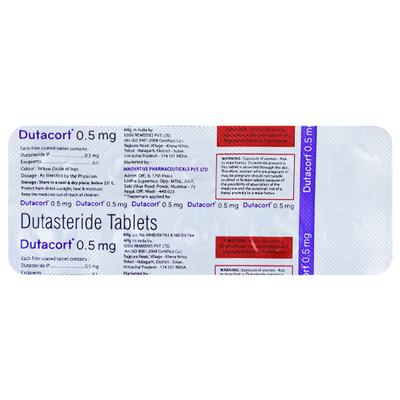DUTACORT 0.5MG Tablet 10's - Bladder And Prostate Disorders-Dru