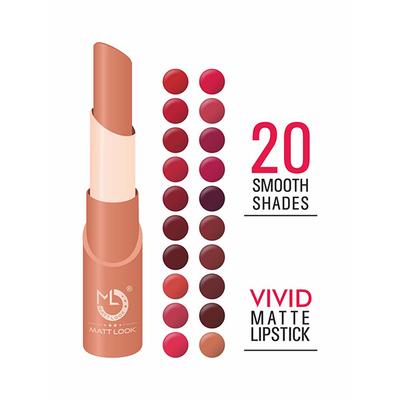 Matt Look Vivid Matte Lipstick, Nude Beauty 3.8 gm - Lipsticks