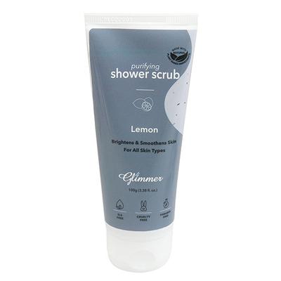 GLIMMER NATURAL SHOWER SCRUB LEMON 100 gm - Scrubs & Exfoliants