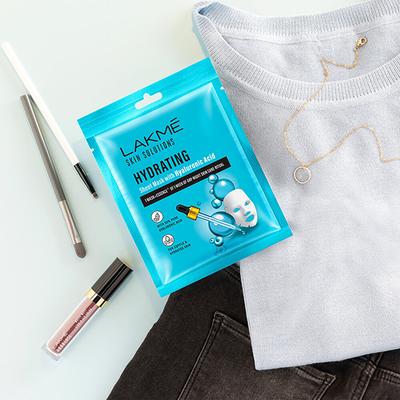 Lakme Solutions Sheet Mask Hydrating With Hyaluronic Acid 25 ml - Sheet Masks