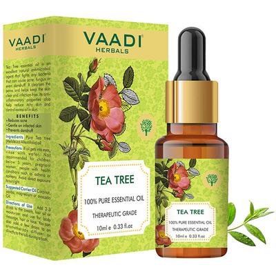 Tea Tree Essential Oil - Reduces Acne, Prevents Dandruff & Hairfall 10 ml - Essential Oils