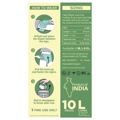 B-Fit Adult Economy TAPE Diaper (L) 10's - Adult Diapers & Pads