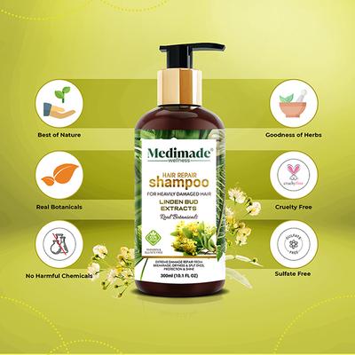 Medimade Hair Repair Shampoo With Linden Bud Extracts 300 ml - Shampoos