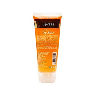 Jovees Herbal De-Tan Face Wash Improves Skin Clarity 120ml - Face Wash & Cleansers