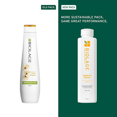 Biolage Smoothproof Anti-Frizz Shampoo with Camellia Oil and Glycerin for 72HR Frizz Control 400 ml - Shampoos