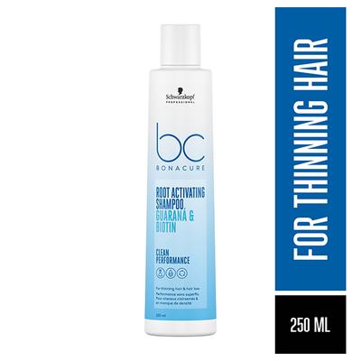 Schwarzkopf Professional Root Activating Shampoo for Thinning Hair With Guarana + Biotin 250 ml - Shampoos