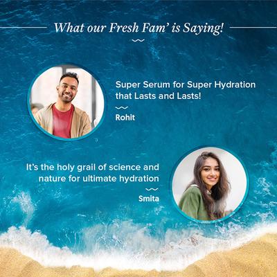 Aqualogica Hydrate Plus Concentrate Face Serum Coconut Water and Hyaluronic Acid Hydrate + Nourish + 83% 30ml - Face Serum