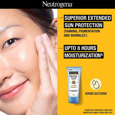 Neutrogena Ultra Sheer Dry-Touch Sunblock SPF 50+ PA+++ Helioplex XP 80 gm - Body Sunscreen
