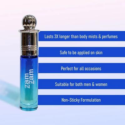 St. John Ameerah Zam Zam Attar Roll On - Pack of 2 x 8 ml - Men Deodorants/Roll-Ons