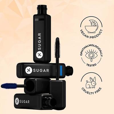 Sugar Cosmetics Bold Unfold Waterproof Mascara - 02 Star Sapphire 10 ml - Mascaras