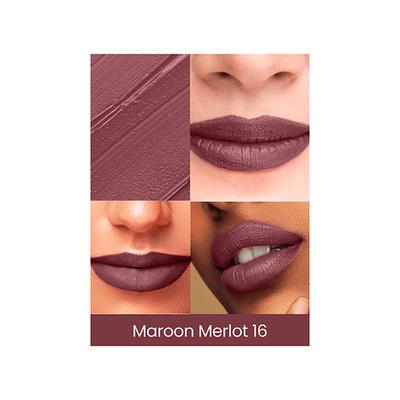 Swiss Beauty Pure Creamy Lipstick -Maroon Merlot 4 g - Lipsticks