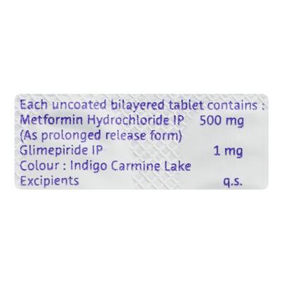 Euglim M 1mg Tablet 10'S - Diabetes-Ant