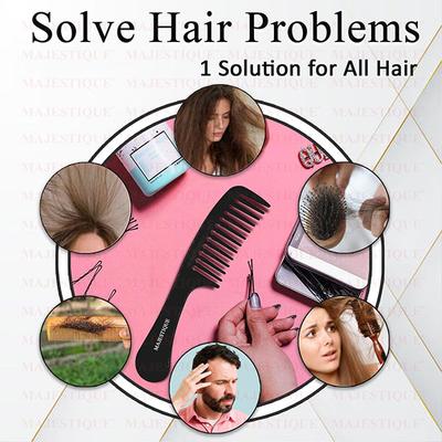 Majestique detangling comb with handle 1's - Multi-Stylers