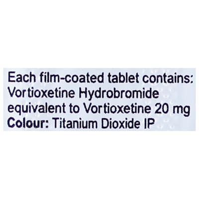 VORSERO 20 Tablet 10's - Depression-Ant