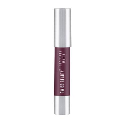 Swiss Beauty Lip Stain Matte Lipstick - (Burgundy) 3.4 gm - Lipsticks
