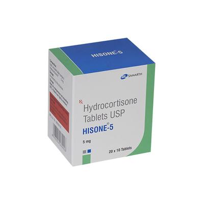 Hisone 5mg Tablet 10'S - Hormonal Therapy-Cor